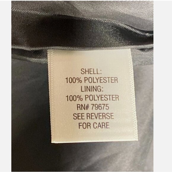 Dana Buchman Women's Black/Python print Trench Jacket Size 2X NWT - Picture 5 of 7